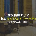 【大阪梅田エリアの人気高級ホテル4選】観光で宿泊【ラグジュアリー】