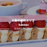 【大阪・hannoc】若き感性が集結した超人気パティスリーカフェへ【中崎町 ハノック】