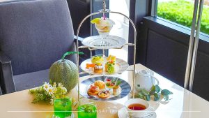 【ホテル日航大阪】ミニパフェ付き!果物の王様"メロン"づくしのアフタヌーンティーが登場