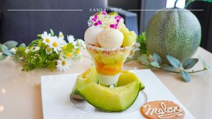 【ホテル日航大阪へ】自分への「ご褒美」におすすめ!極上のマスクメロンパフェで至福の時間