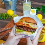 夏はガッツリお肉を塩レモンで!レモンバーガー【コートヤードバイマリオット新大阪ステーション】