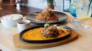 明石のお洒落カフェ「café NICOLA」さんで肉厚パンケーキとパスタランチ【ニコラ】