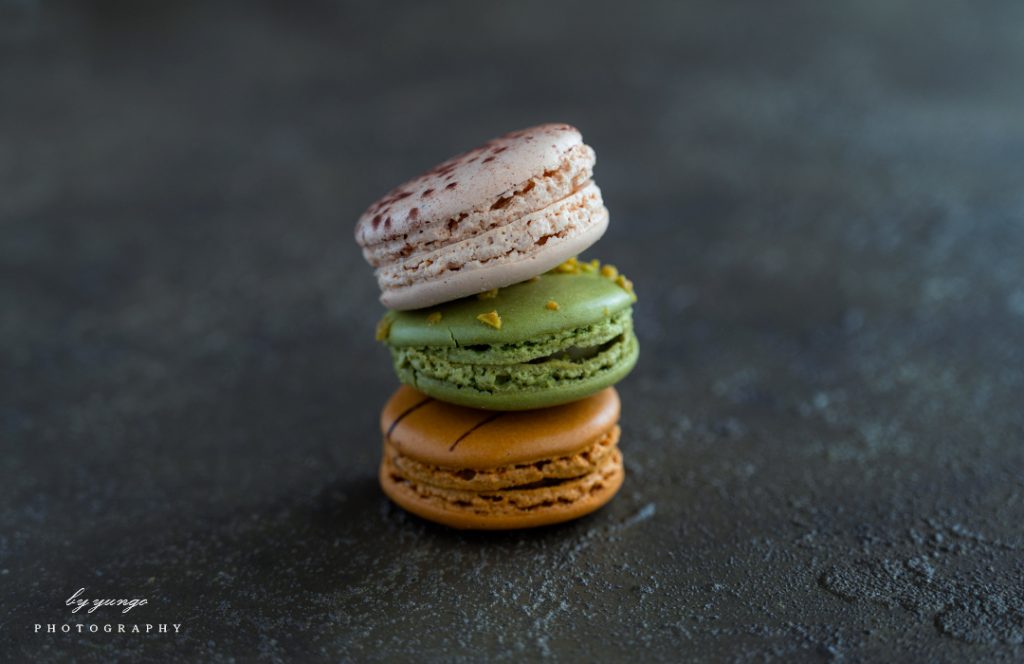 お土産のマカロン3個付き