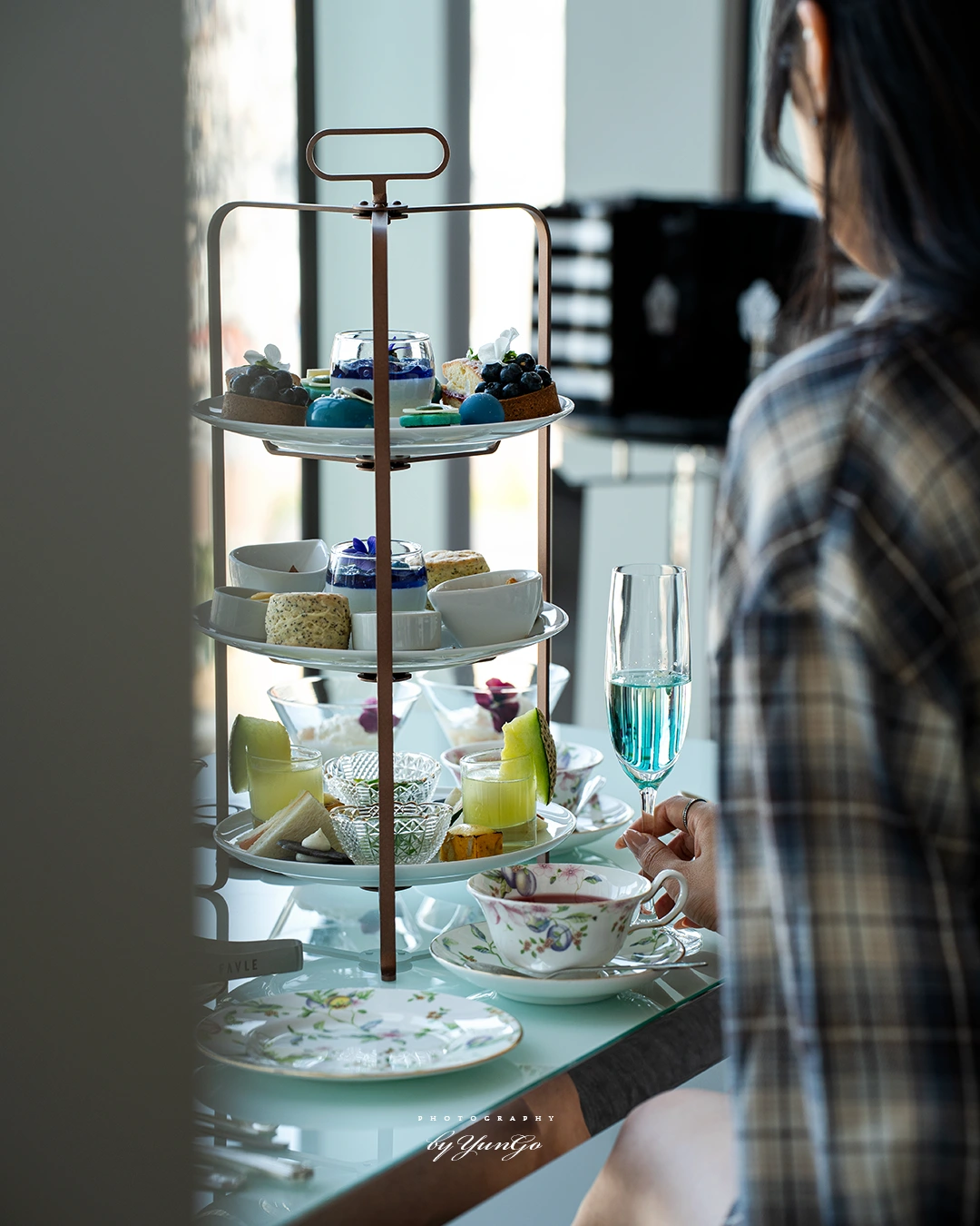 大阪マリオット都ホテル 「マリークワント」とのコラボレーションアフタヌーンティー"Sky Bloom Afternoon Tea"